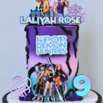 Kpop demon hunters cake